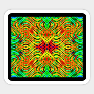 Symmetrical pattern Sticker